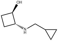 Cyclobutanol, 2-[(cyclopropylmethyl)amino]-, (1R,2R)- Structural