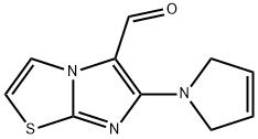 Imidazo[2,1-b]thiazole-5-carboxaldehyde, 6-(2,5-dihydro-1H-pyrrol-1-yl)- Structural