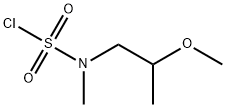 Sulfamoyl chloride, N-(2-methoxypropyl)-N-methyl- Structural