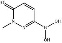 Boronic acid, B-(1,6-dihydro-1-methyl-6-oxo-3-pyridazinyl)- Structural
