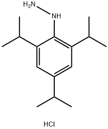 Hydrazine, [2,?4,?6-?tris(1-?methylethyl)?phenyl]?-?, hydrochloride (1:1) Structural