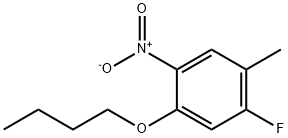Benzene, 1-butoxy-5-fluoro-4-methyl-2-nitro- Structural