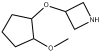 Azetidine, 3-[(2-methoxycyclopentyl)oxy]- Structural