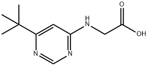 Glycine, N-[6-(1,1-dimethylethyl)-4-pyrimidinyl]- Structural