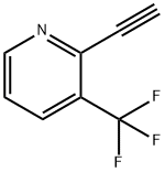 Pyridine, 2-ethynyl-3-(trifluoromethyl)- Structural