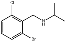 Benzenemethanamine, 2-bromo-6-chloro-N-(1-methylethyl)- Structural