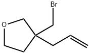 Furan, 3-(bromomethyl)tetrahydro-3-(2-propen-1-yl)- Structural