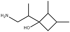 Cyclobutanol, 1-(2-amino-1-methylethyl)-2,3-dimethyl- Structural