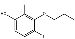Phenol, 2,4-difluoro-3-propoxy- Structural
