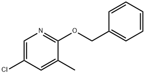 Pyridine, 5-chloro-3-methyl-2-(phenylmethoxy)- Structural