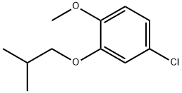 Benzene, 4-chloro-1-methoxy-2-(2-methylpropoxy)- Structural