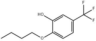 Phenol, 2-butoxy-5-(trifluoromethyl)- Structural