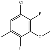 Benzene, 1-chloro-2,4-difluoro-3-methoxy-5-methyl- Structural