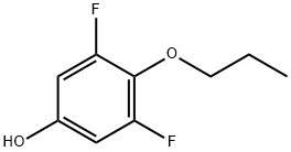 Phenol, 3,5-difluoro-4-propoxy- Structural