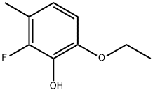 Phenol, 6-ethoxy-2-fluoro-3-methyl- Structural