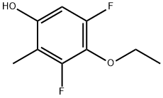 Phenol, 4-ethoxy-3,5-difluoro-2-methyl- Structural