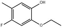 Phenol, 2-ethoxy-4-fluoro-5-methyl- Structural