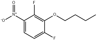 Benzene, 2-butoxy-1,3-difluoro-4-nitro- Structural