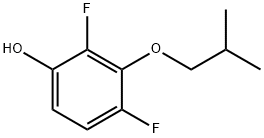 Phenol, 2,4-difluoro-3-(2-methylpropoxy)- Structural
