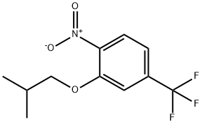 Benzene, 2-(2-methylpropoxy)-1-nitro-4-(trifluoromethyl)- Structural