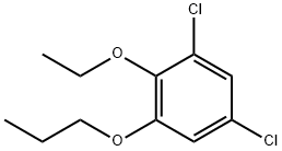 Benzene, 1,5-dichloro-2-ethoxy-3-propoxy- Structural