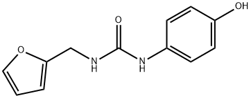 Urea, N-(2-furanylmethyl)-N'-(4-hydroxyphenyl)- Structural