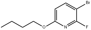Pyridine, 3-bromo-6-butoxy-2-fluoro- Structural