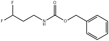 Carbamic acid, N-(3,3-difluoropropyl)-, phenylmethyl ester Structural