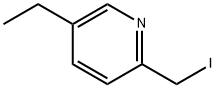 Pyridine, 5-ethyl-2-(iodomethyl)- Structural