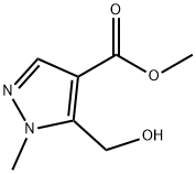 methyl 5-(hydroxymethyl)-1-methyl-1H-pyrazole-4-carboxylate Structural