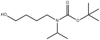 Carbamic acid, N-(4-hydroxybutyl)-N-(1-methylethyl)-, 1,1-dimethylethyl ester Structural