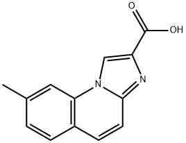 Imidazo[1,2-a]quinoline-2-carboxylic acid, 8-methyl- Structural
