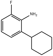 Benzenamine, 2-cyclohexyl-6-fluoro- Structural