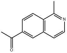 Ethanone, 1-(1-methyl-6-isoquinolinyl)- Structural
