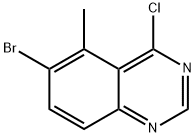 Quinazoline, 6-bromo-4-chloro-5-methyl- Structural