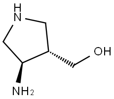 rel-((3R,4S)-4-Aminopyrrolidin-3-yl)methanol Structural