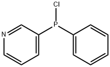 Phosphinous chloride, phenyl-3-pyridinyl- (9CI) Structural
