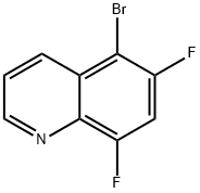 Quinoline, 5-bromo-6,8-difluoro- Structural