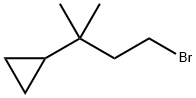 Cyclopropane, (3-bromo-1,1-dimethylpropyl)- Structural