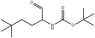 Carbamic acid, N-(1-formyl-4,4-dimethylpentyl)-, 1,1-dimethylethyl ester Structural