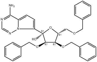 (2R,3R,4R,5R)-2-(4-aminopyrrolo[2,1-f][1,2,4]triazin-7-yl)-3,4-bis(benzyloxy)-5-((benzyloxy)methyl)tetrahydrofuran-2-ol