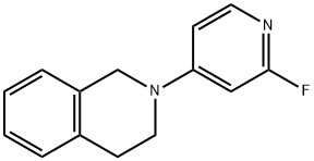 Isoquinoline, 2-(2-fluoro-4-pyridinyl)-1,2,3,4-tetrahydro- Structural