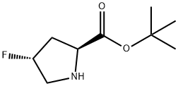 L-Proline, 4-fluoro-, 1,1-dimethylethyl ester, (4R)- Structural