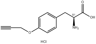 L-Tyrosine, O-2-propyn-1-yl-, hydrochloride (1:1) Structural