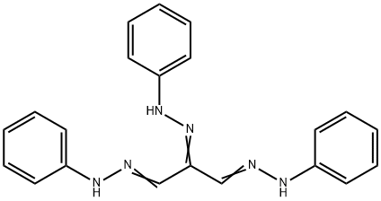 Propanedial, 2-(2-phenylhydrazinylidene)-, 1,3-bis(2-phenylhydrazone) Structural