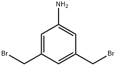 Benzenamine, 3,5-bis(bromomethyl)- Structural