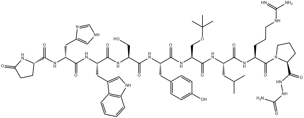 Goserelin EP Impurity G ((D-His2)-Goserelin) Structural