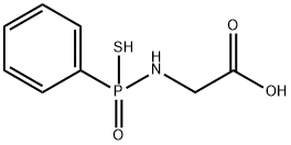 Glycine, N-(mercaptophenylphosphinyl)- Structural