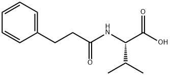 Valine, N-(1-oxo-3-phenylpropyl)- Structural
