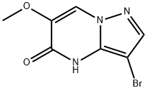 Pyrazolo[1,5-a]pyrimidin-5(4H)-one, 3-bromo-6-methoxy- Structural